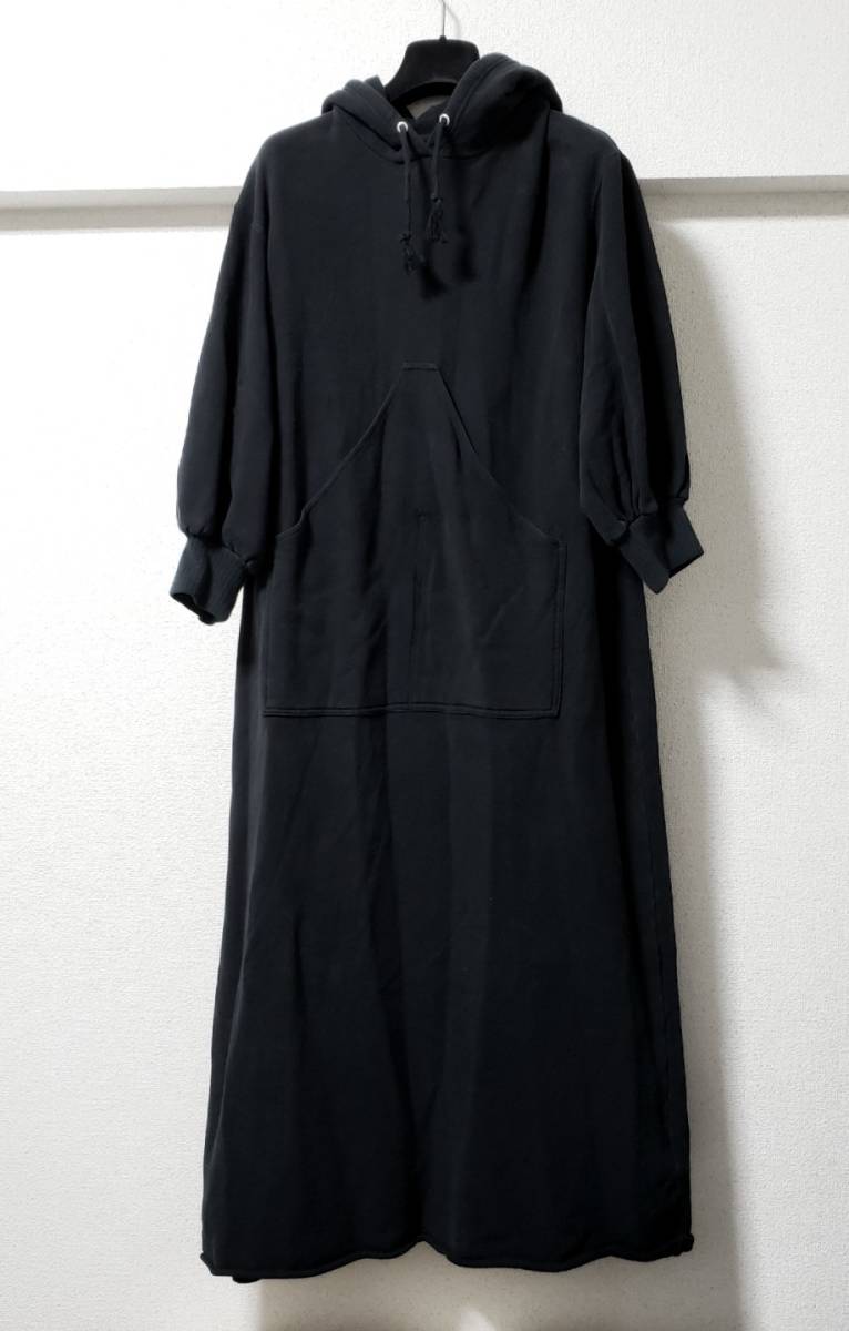 美品 RH Vintage Jersey Hoodie Dress ロンハーマン スウェットワンピース 黒
