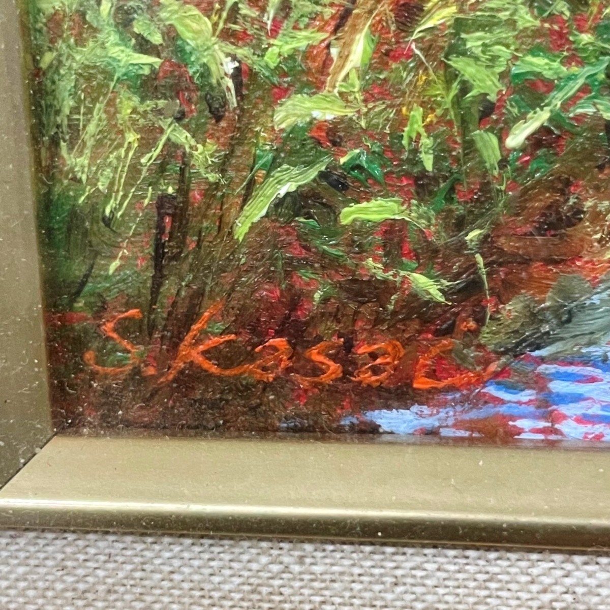 葛西俊逸作【岩手山秋麗】油彩 油絵 風景画 絵画 美術 額装 葛西俊逸作【岩手山秋麗】油彩 油絵 風景画 絵画 美術 額装