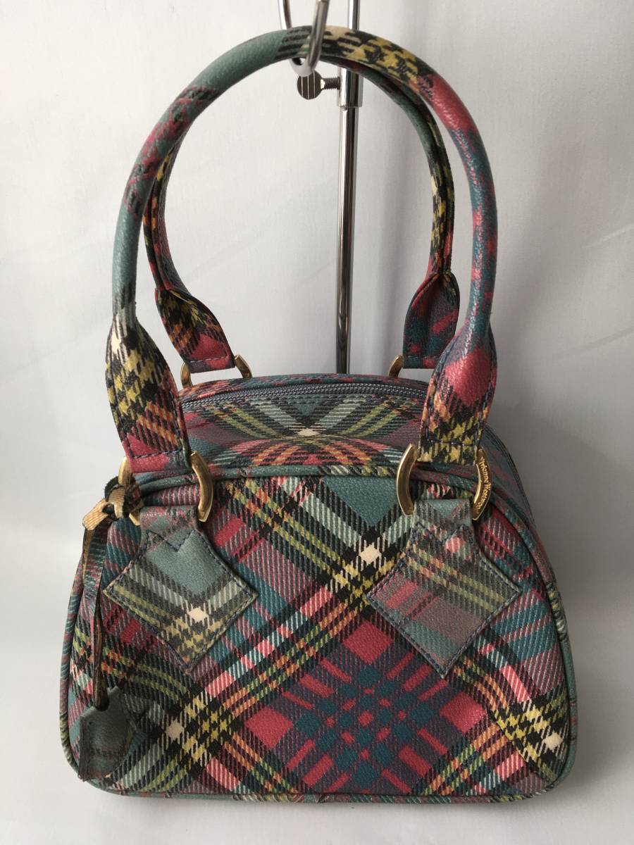 美品 Vivienne Westwoodヴィヴィアンウエストウッド チェック ハンド