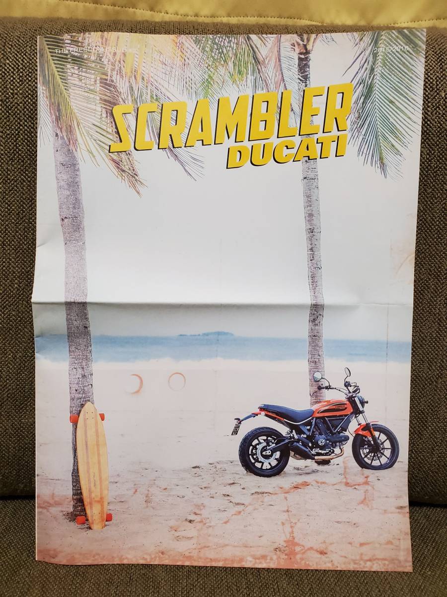 DUCATI/ Ducati толщина . объединенный каталог + прочее большое количество (2022 год / новейший версия &2016 год ) маленький брошюра CWC стикер DUCATI Magazine Scrambler Tabloid