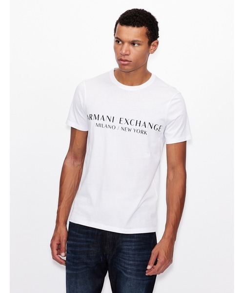 種類豊富な品揃え ☆ARMANI EXCHANGE Tシャツ/メンズ/XS 半袖 プリント