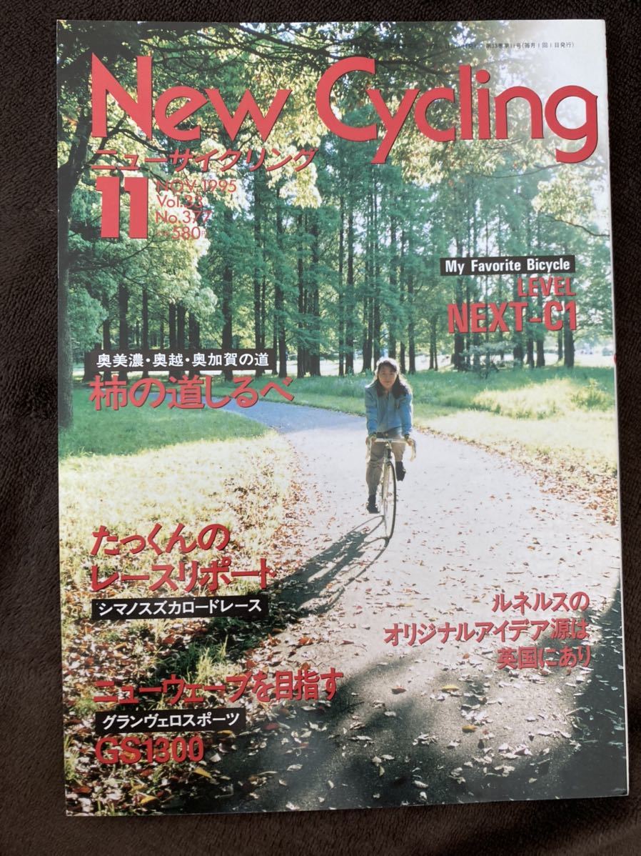 K121-18/New Cycving ニューサイクリング 1995年11月 Vol.33 No.377 シマノスズカロードレース グランヴェロスポーツ GS1300 _画像1