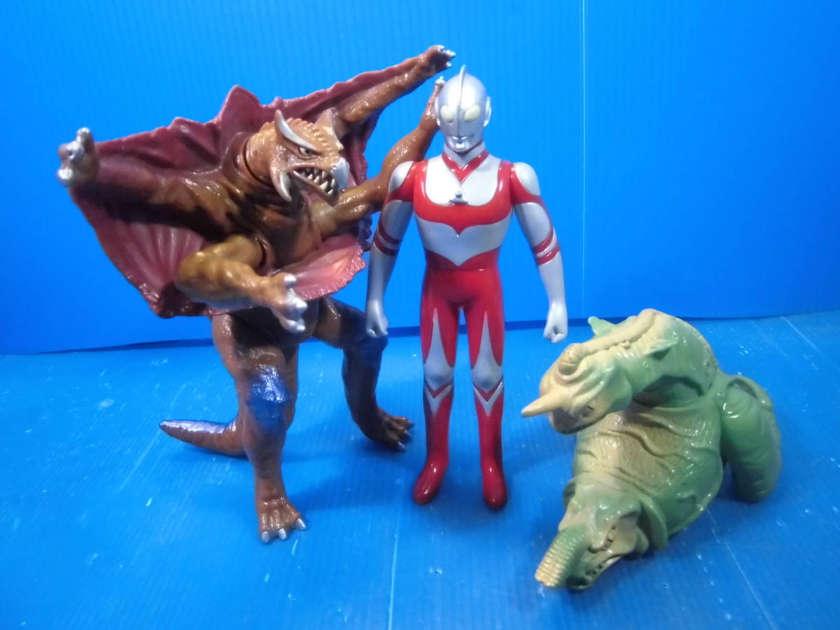 * Ultraman Great / Bandai производства sofvi 3 позиций комплект (① Great ② blow z③ гель ga Don )