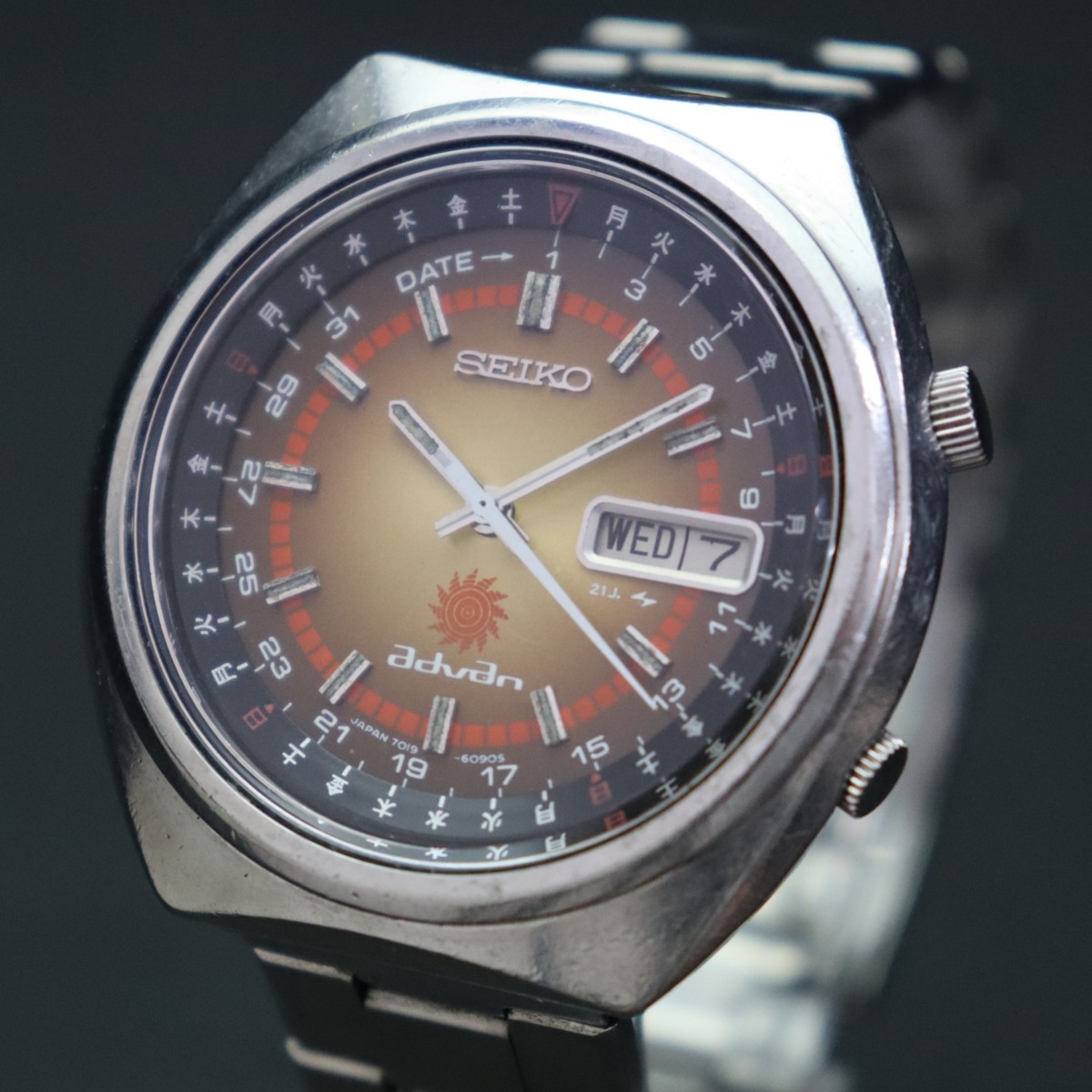 超目玉アイテム! seikoadvan セイコーアドバン万年カレンダー 7019