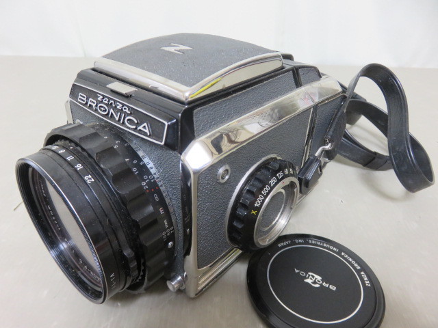 90☆ゼンザブロニカ ZENZA BRONICA NIKKOR PC 1:2.8 f=75mm ジャンク扱 カメラ レンズ 1円～_画像1