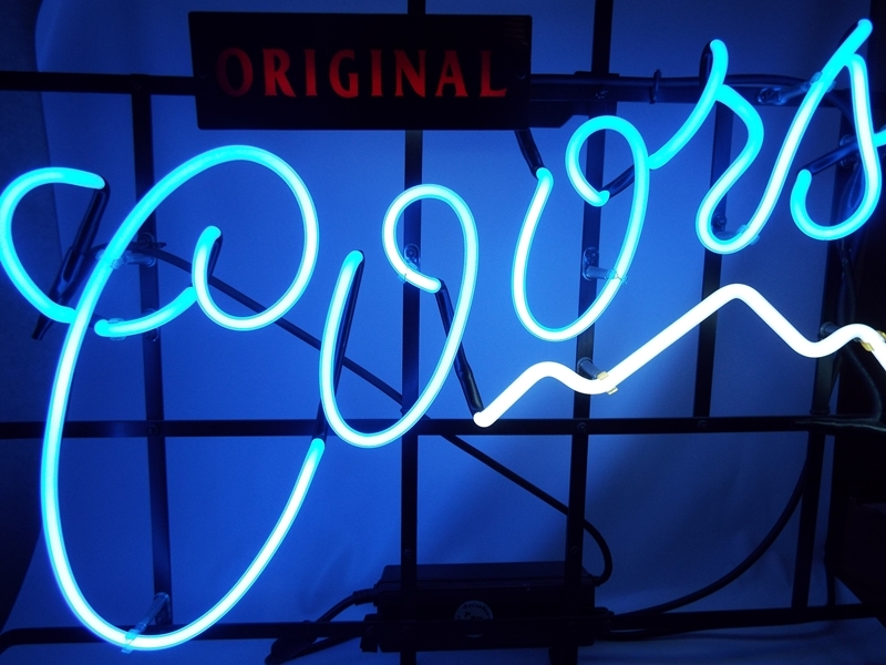 coors ネオン管 ライト ヴィンテージ-