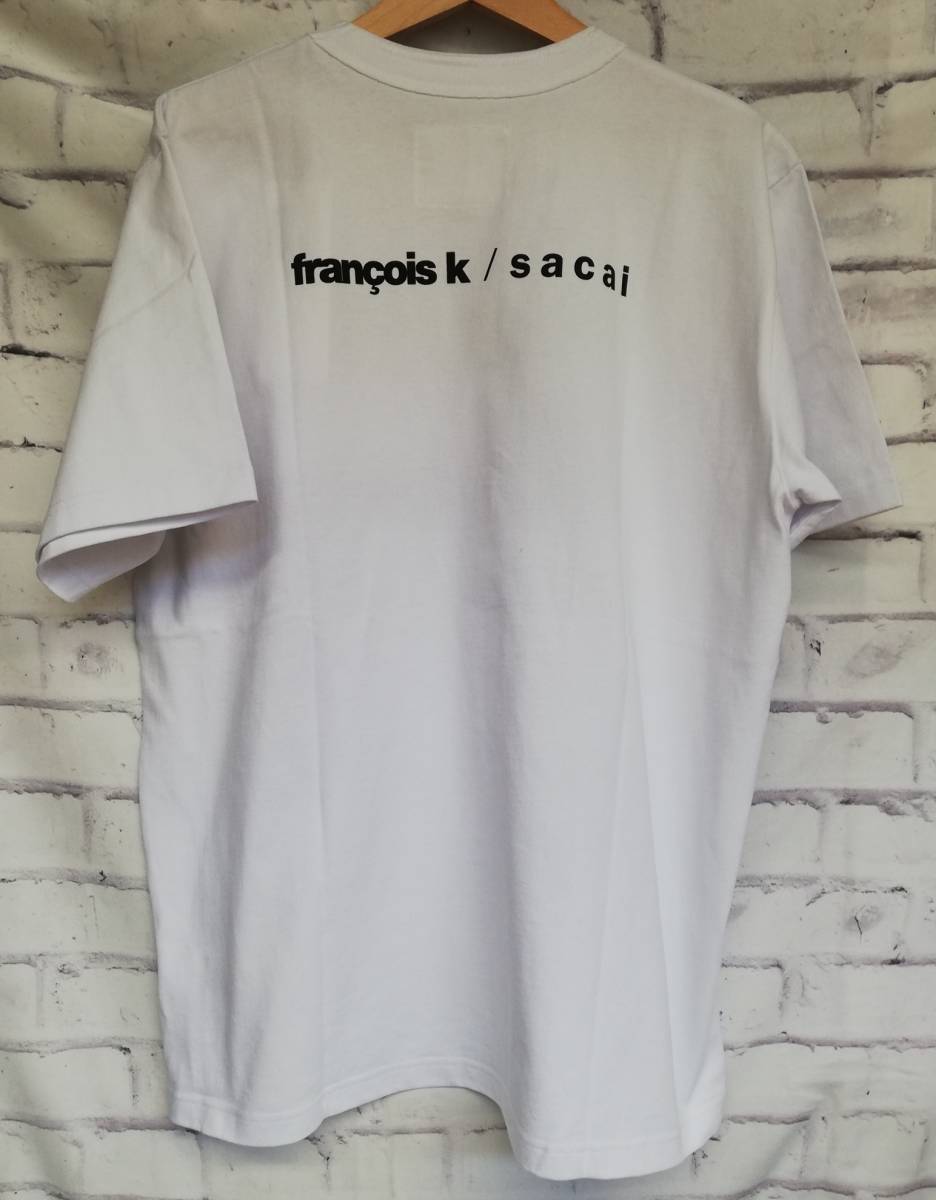 21SS】Sacai サカイ Francois K.T-Shirt フランソワ サイズ5 ホワイト