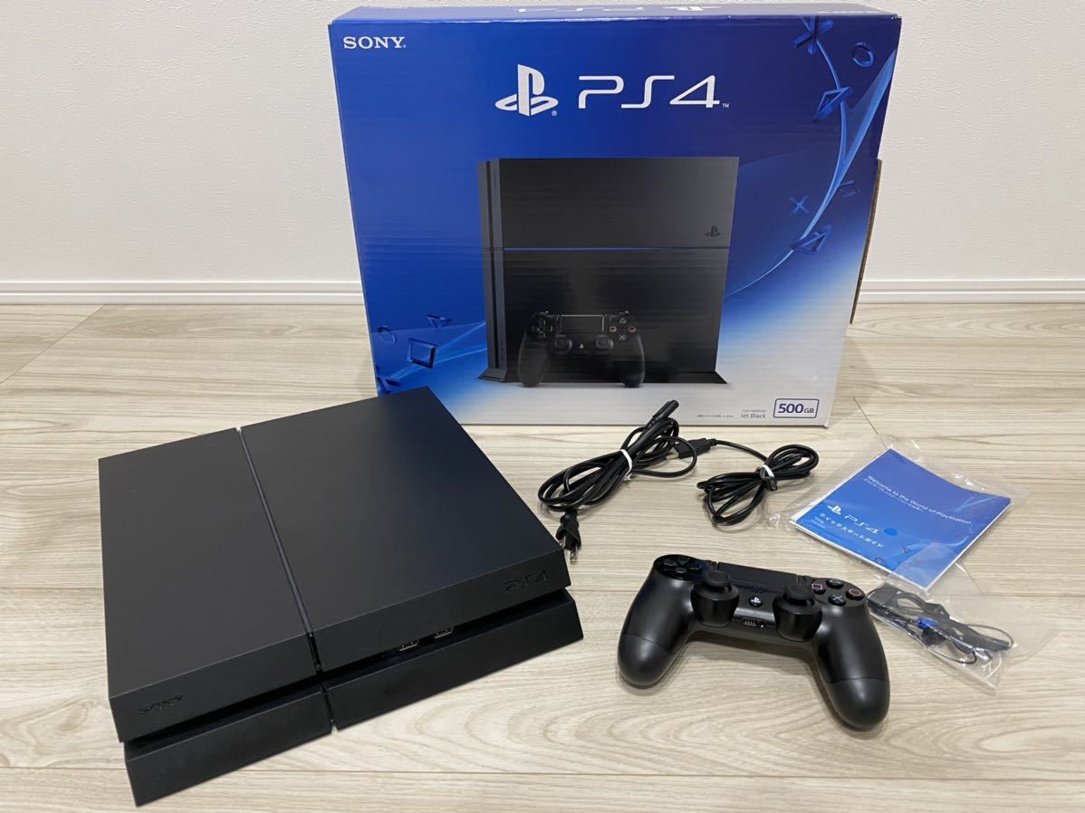PS4本体 ジェットブラック 箱ありSONY PlayStation4 CUH-1200AB01