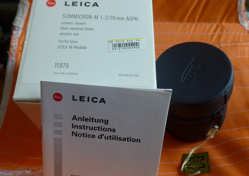 極美品 Leica Summicron M 35mm f2.0 Aspherical 第四世代フードはめ込み式 Made in Germany