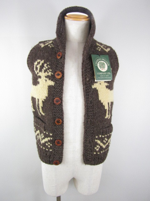 132-Ky5322-100♪ CANADIAN SWEATER カナディアンセーター カウチン