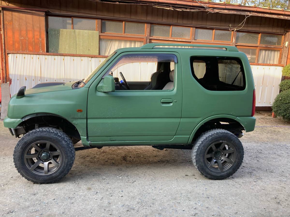平成11年 ジムニー JB23 4WD リフトアップ 車検 令和4年6月 5速MT 社外