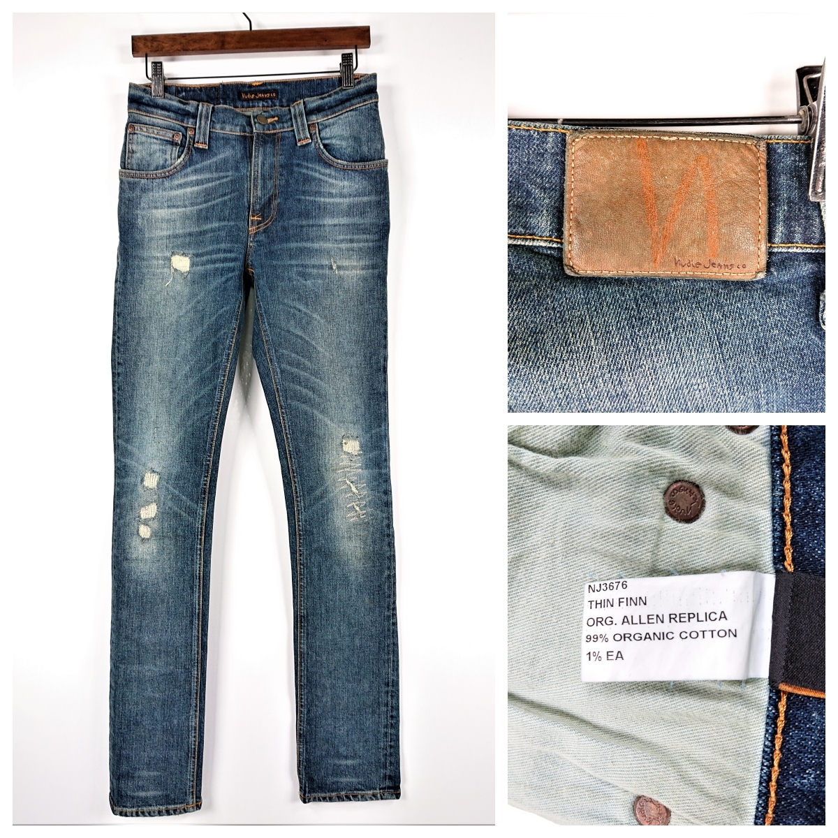 2022正規激安】 JEANS NUDIE ヌーディージーンズ 3485B デニム peaceMS