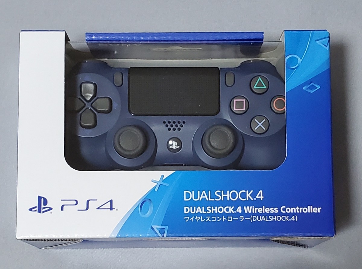 PS4　ワイヤレスコントローラー　DUALSHOCK4　 ミッドナイト・ブルー