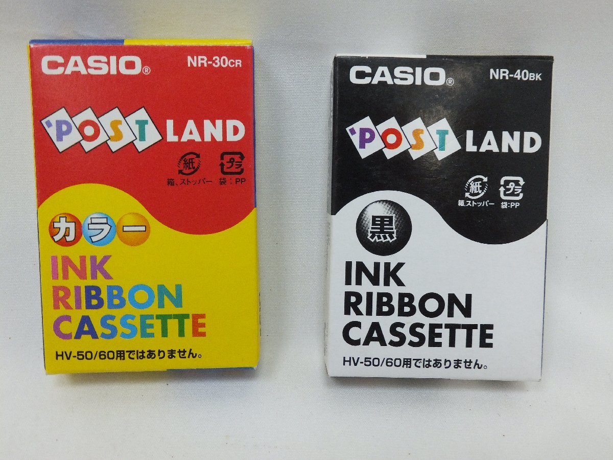 新品 送料無料 カシオ ポストランド インクリボン NR-40BK fawe.org