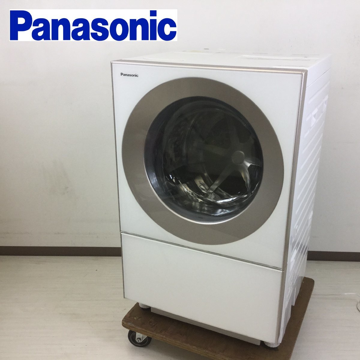 Panasonic パナソニック ななめドラム式洗濯乾燥機 Cuble 安い 激安 プチプラ 高品質 キューブル NA-VG1200L-P 乾燥3kg 洗濯10kg 100%品質保証 2017年製 左開き ピンクゴールド