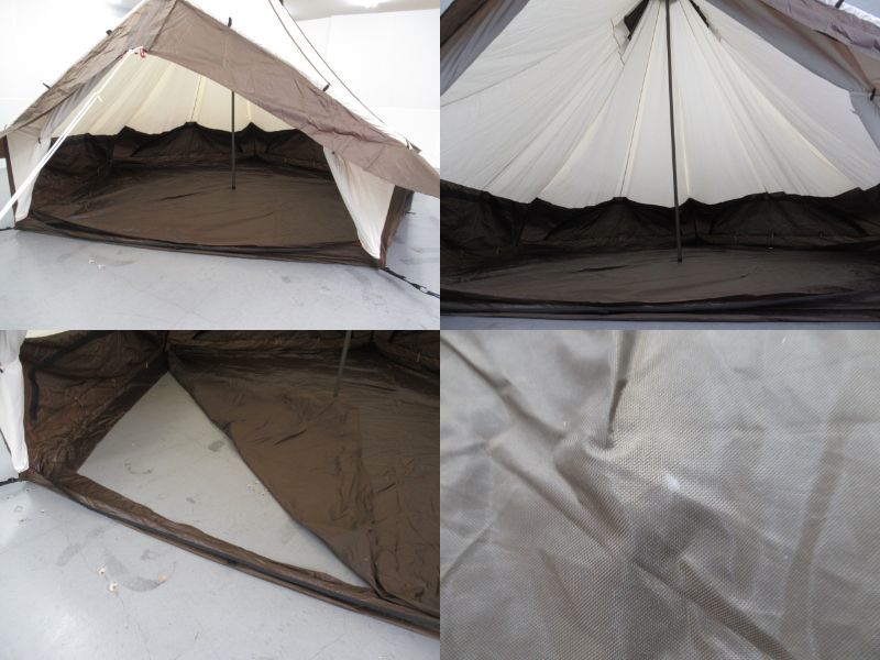 設営確認済】 ogawa グロッケ12T/C 2785 PVCマルチシート ハーフ
