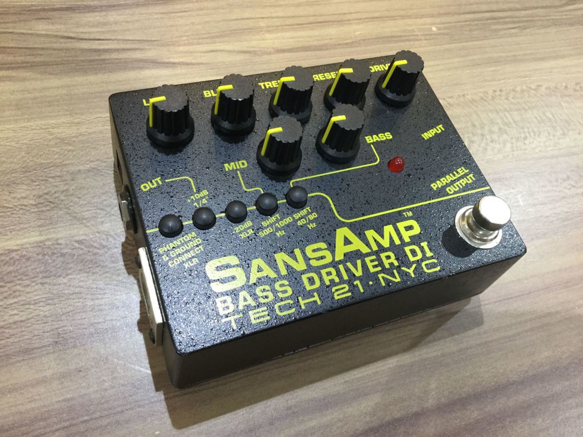超定番】 TECH21 ベース用プリアンプ SANSAMP BASSDRIVER D.I. ver2