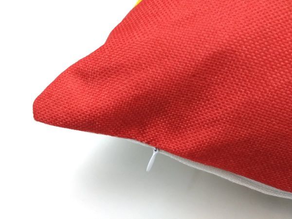 クッションカバー シンプル スペイン国旗 45x45cm アジアン_画像7