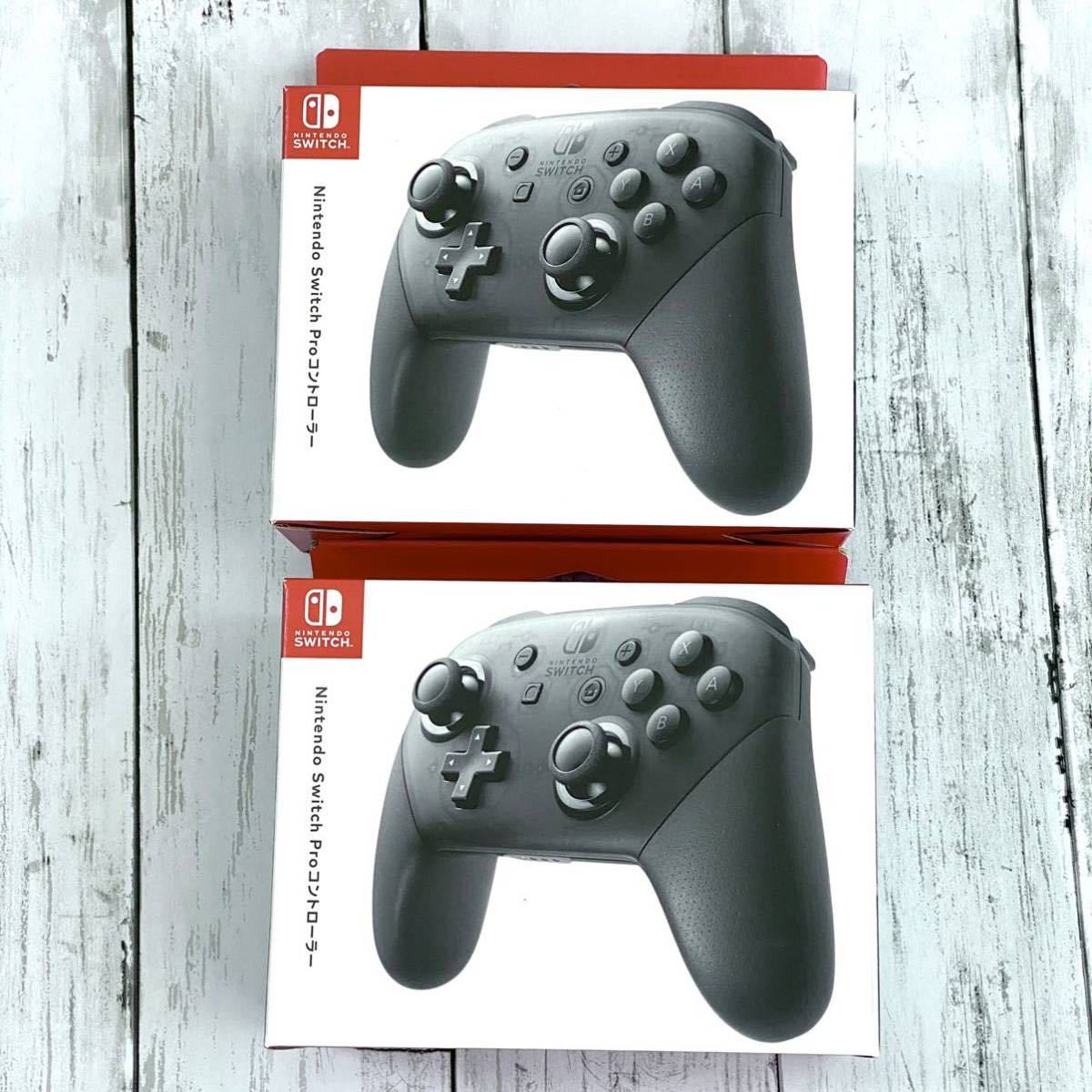 純正 国内正規品 2個 セット Nintendo Switch Proコントローラー