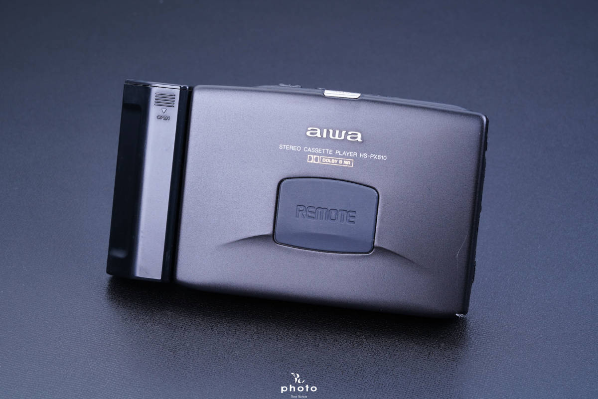 ☆美品・動作x☆ AIWA アイワ ポータブルカセットプレーヤーHS-PX610