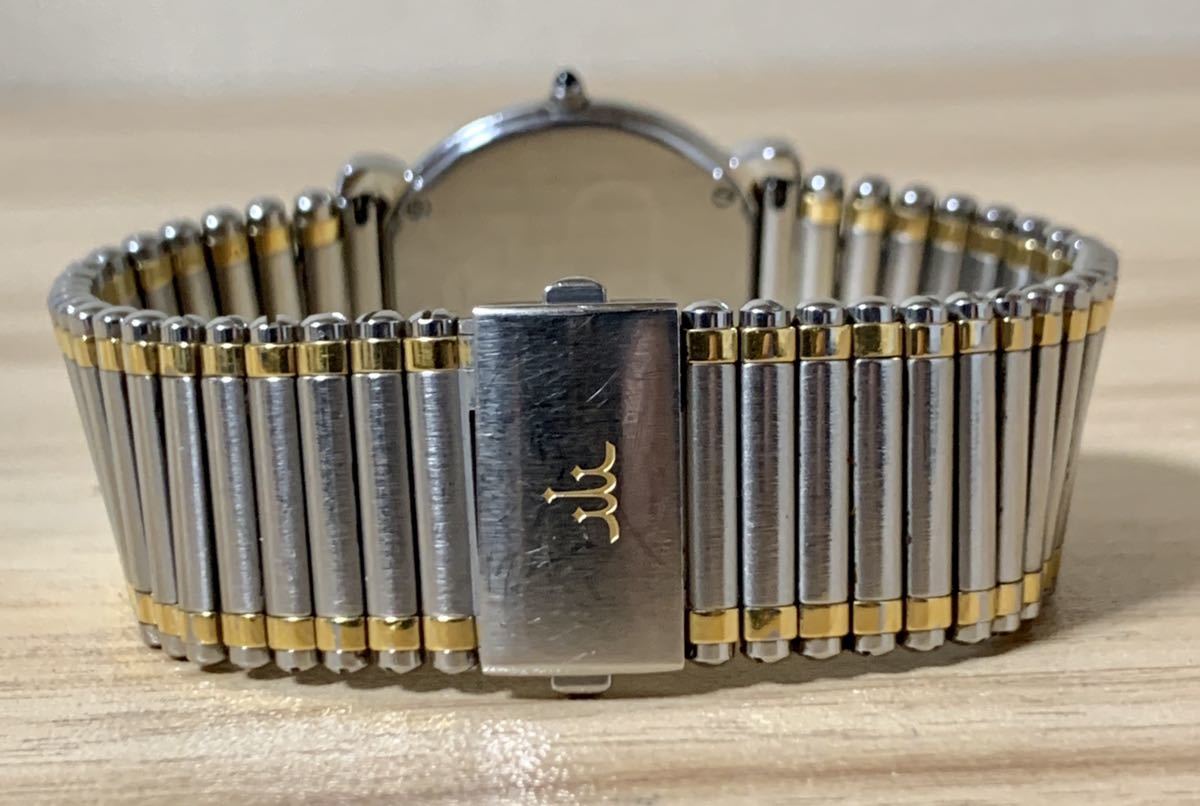 1円〜H SEIKO セイコー クレドール 5A74-0250 SS×18KT ベゼル 重量72.5