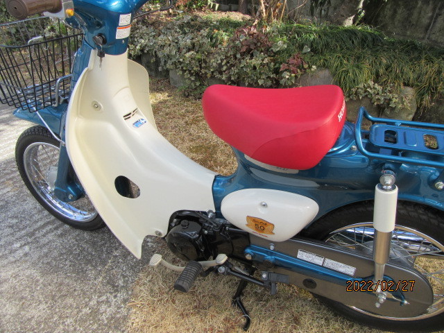 「☆HONDA Little Cub　カブ50周年記念　ホンダ　リトルカブ・スペシャル　50cc　走行少450Km　ブルー　綺麗な美車」の画像2
