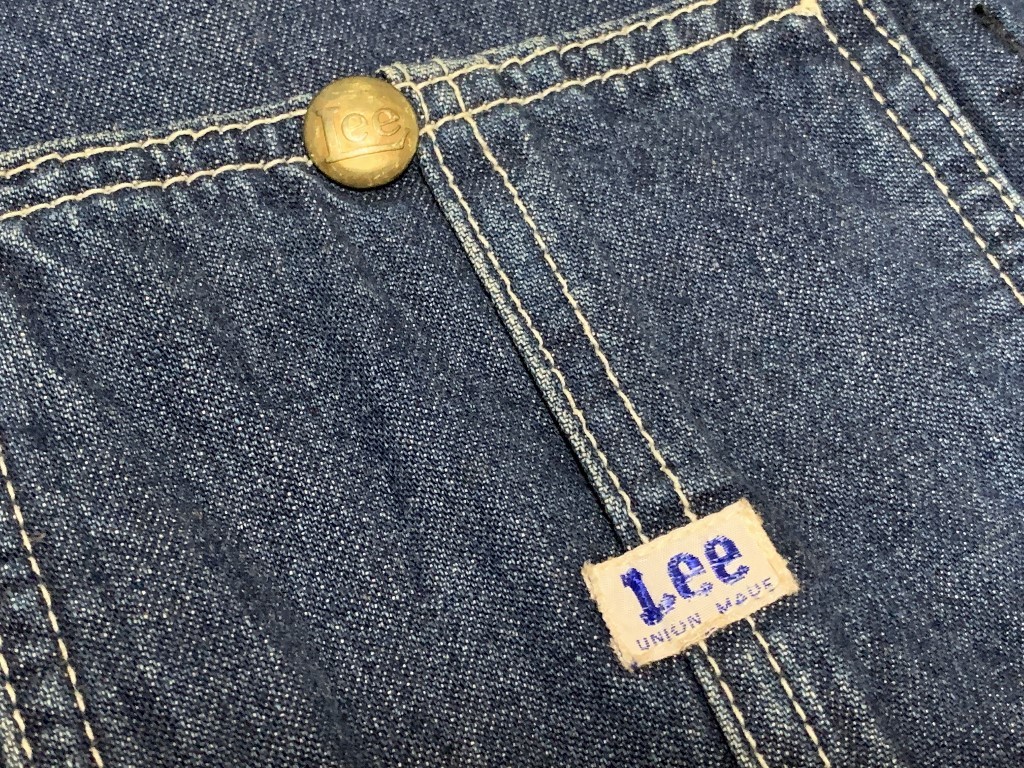Lee/リー ハウスタグ 91-J 復刻 デニム カバーオール サイズ38 Lee/リー ハウスタグ 91-J 復刻 デニム カバーオール サイズ38