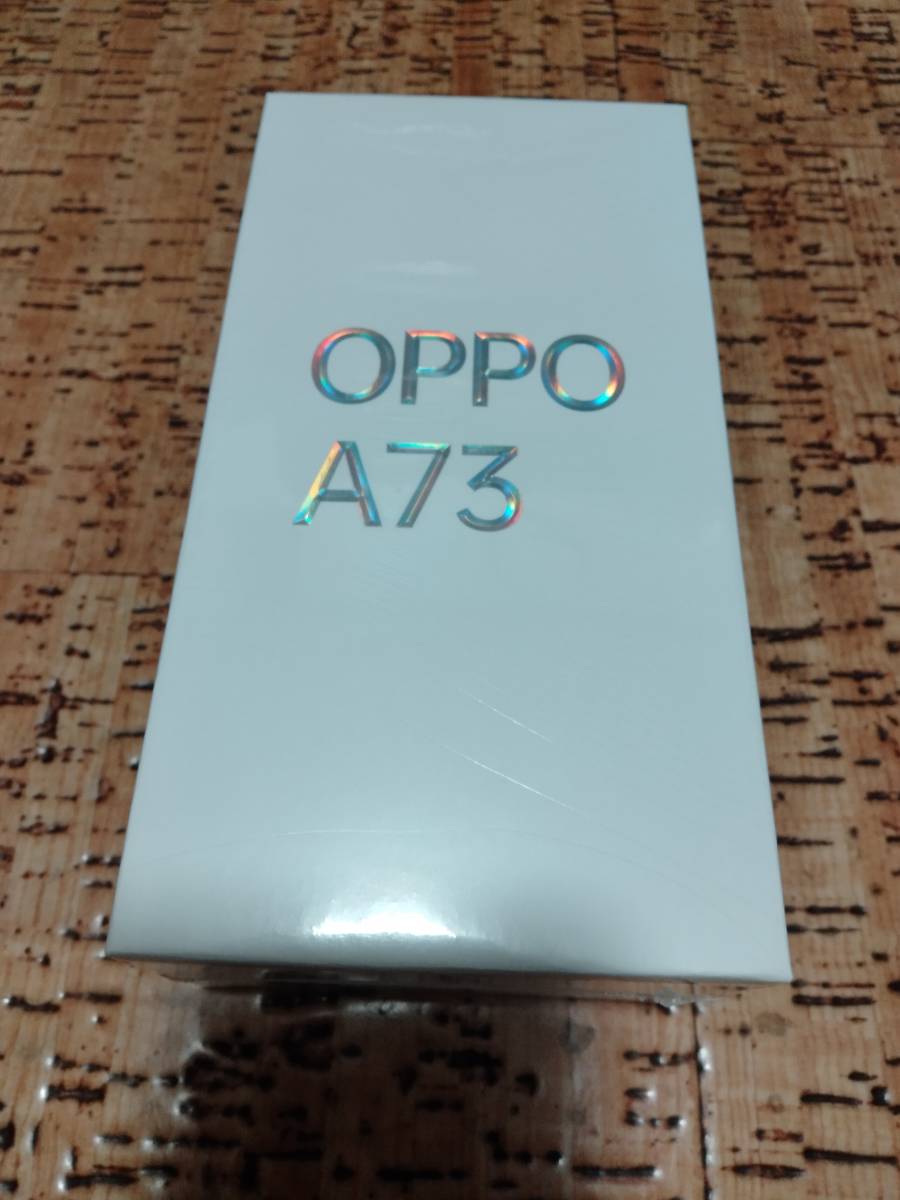 新品 未開封 OPPO A73 simフリー メモリー4GB ストレージ64GB ネービー ...