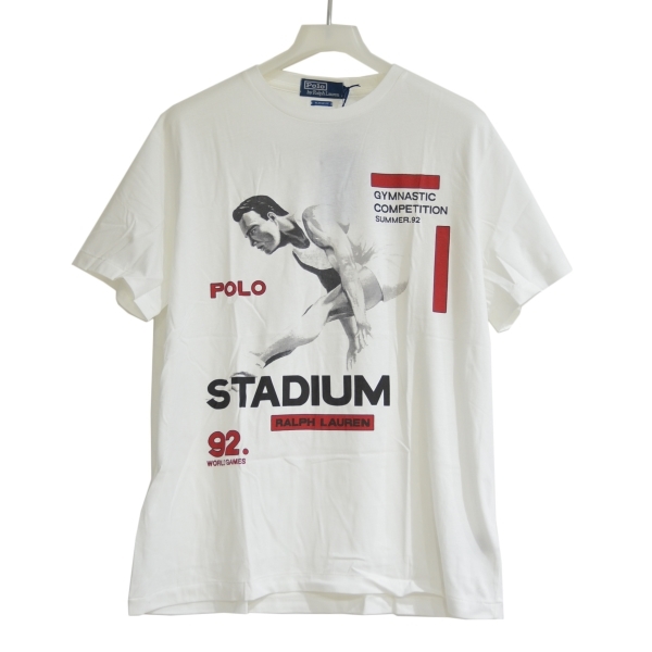 新品 POLO RALPH LAUREN ラルフローレン 1992 STADIUM COLLECTION 復刻 25周年 Tシャツ Y-228284