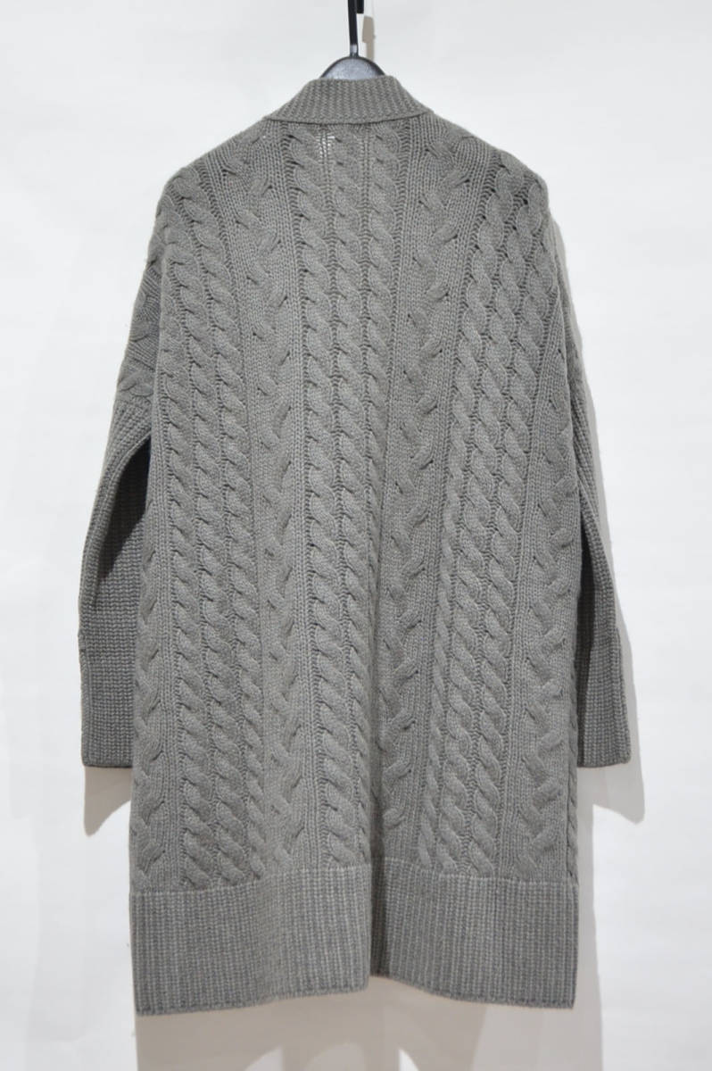 Loro Piana ロロピアーナ カシミヤ100% ケーブルニット ロング