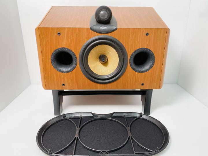 極美品】B&W CDM CNT センタースピーカー 木製台座付き Bowers