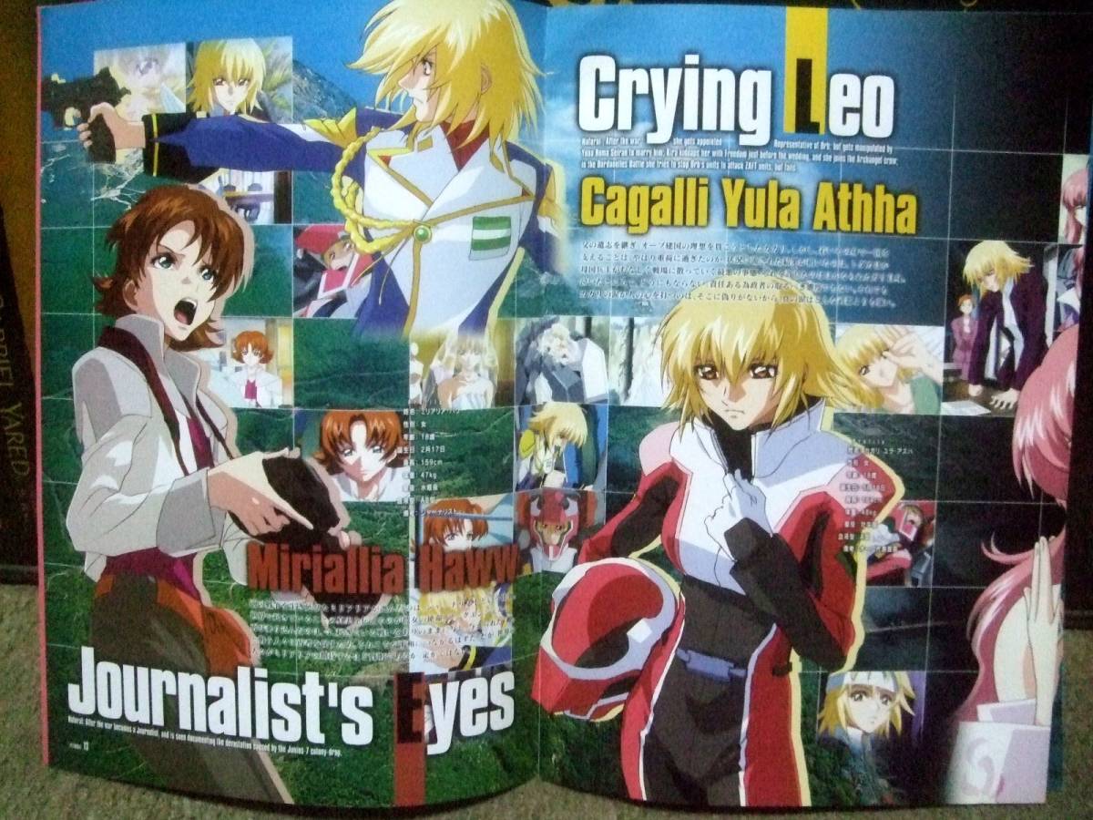 機動戦士ガンダムSEED DESTINY CHARACTERS 「ETERNAL」 小冊子 16ページ 月刊ニュータイプ2005年7月号付録_画像8