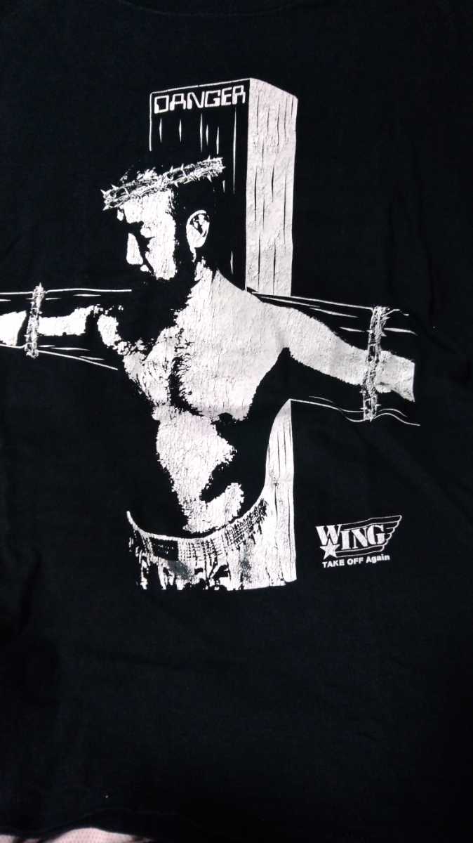 Tシャツ　W☆ING デスマッチ　松永光弘　プロレス　 当時のもの　_画像1