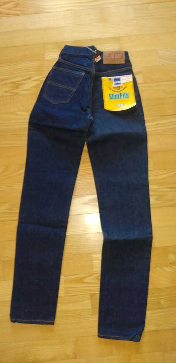 M-6 1990 period goods *BLUE WAY blue way 7469 Slim Fits Denim American corn * Mill z company slim jeans w66