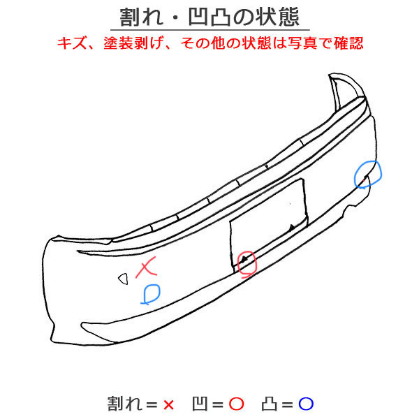 フリード GB3/GB4 純正 リアバンパー 71501-SYY-0000 パール ホンダ(108760)_画像9