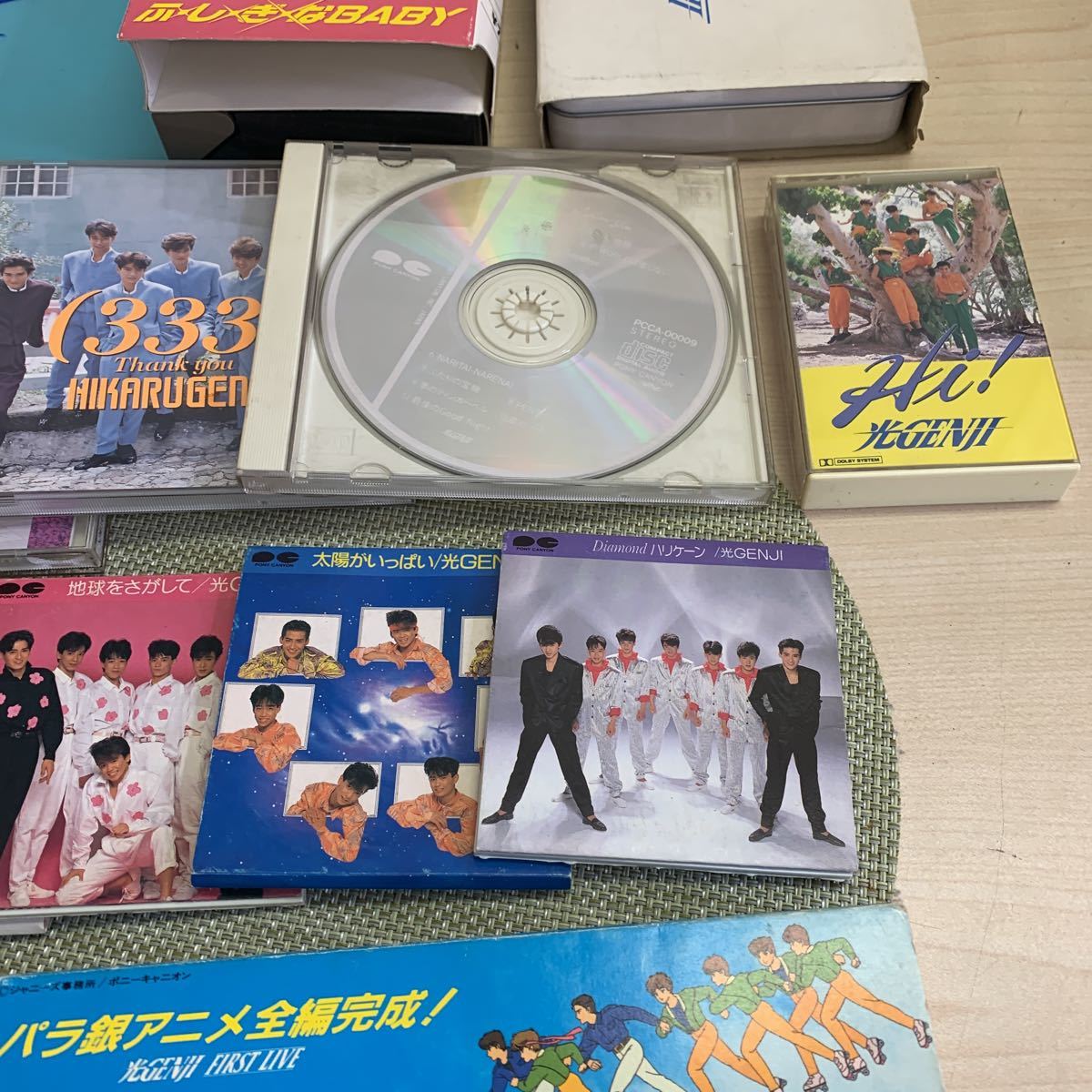 [ б/у товар ] свет GENJI CD кассета VHS 16 пункт . суммировать Johnny's Showa идол различные звезда мир . большой .. сырой внутри море свет .