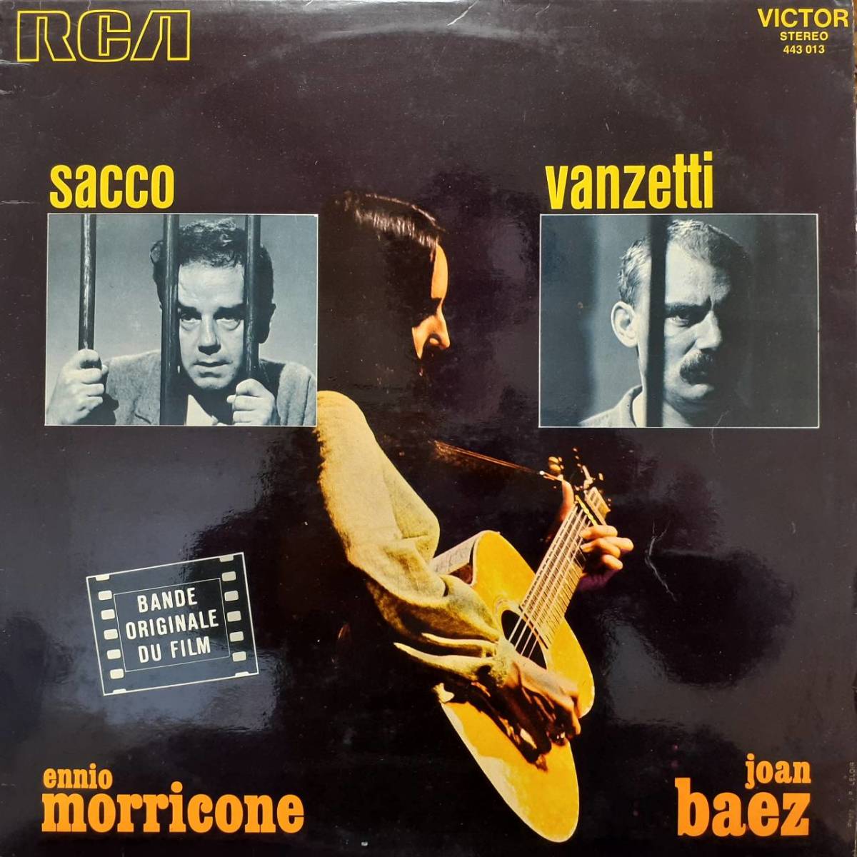 .RCAo Rige LP!Ennio Morricone / Sacco e Vanzetti (.. pcs. melody ) 1971 year .=.. work movie!443 013 Joan Baezennio*mo Ricoh ne