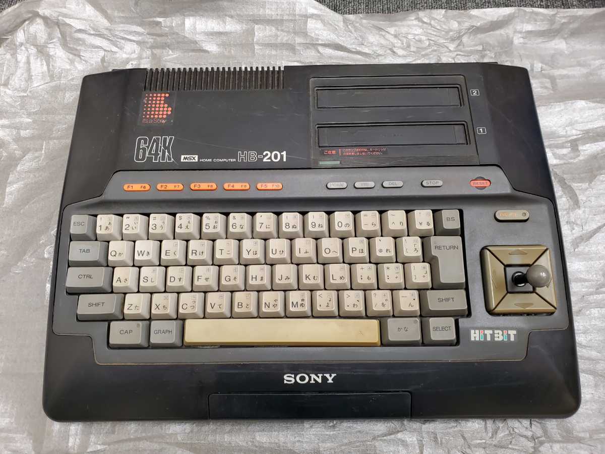 【ジャンク】ソニー ホームコンピューター HB-201 MSX #40314_画像4