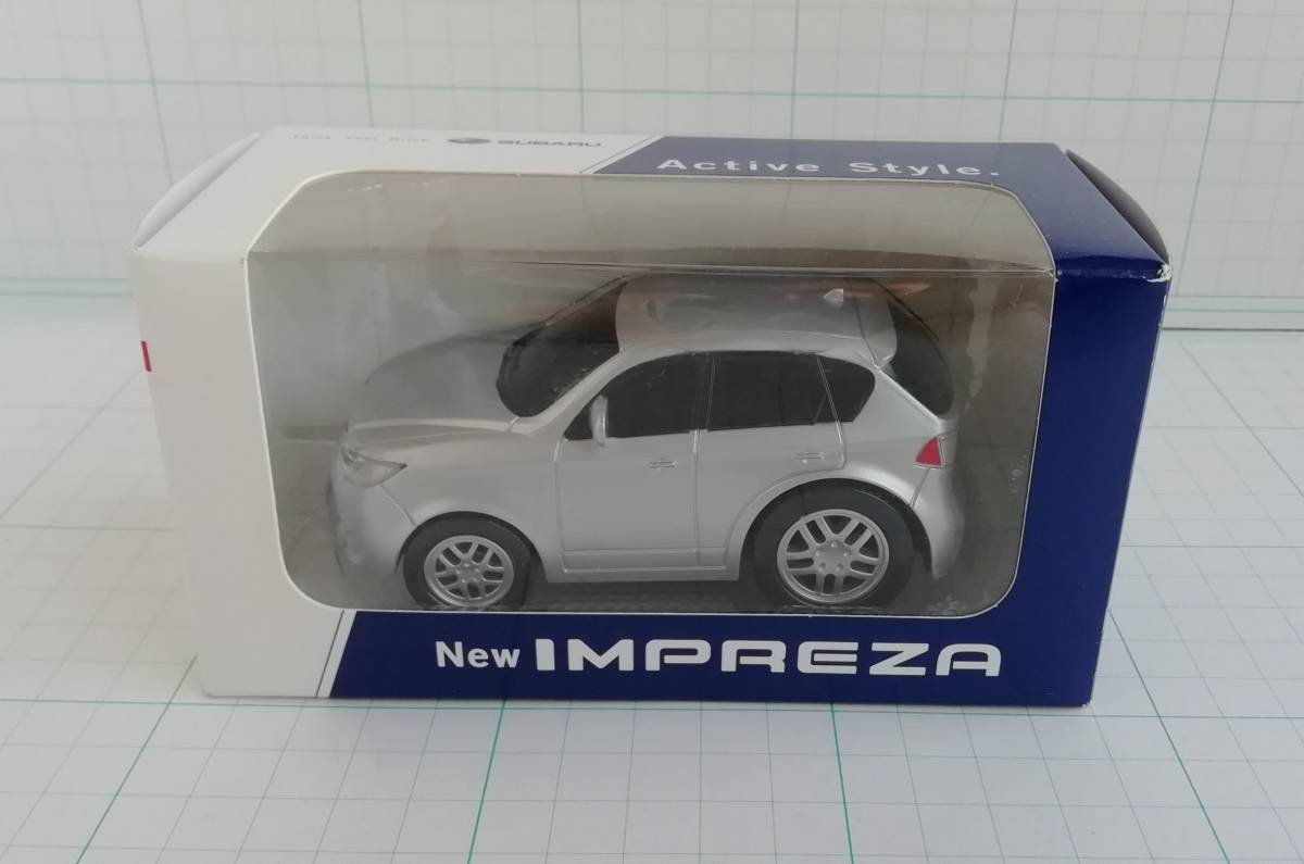 スバル IMPREZA インプレッサ ミニカー ダメージあり(色むら・割れあり)