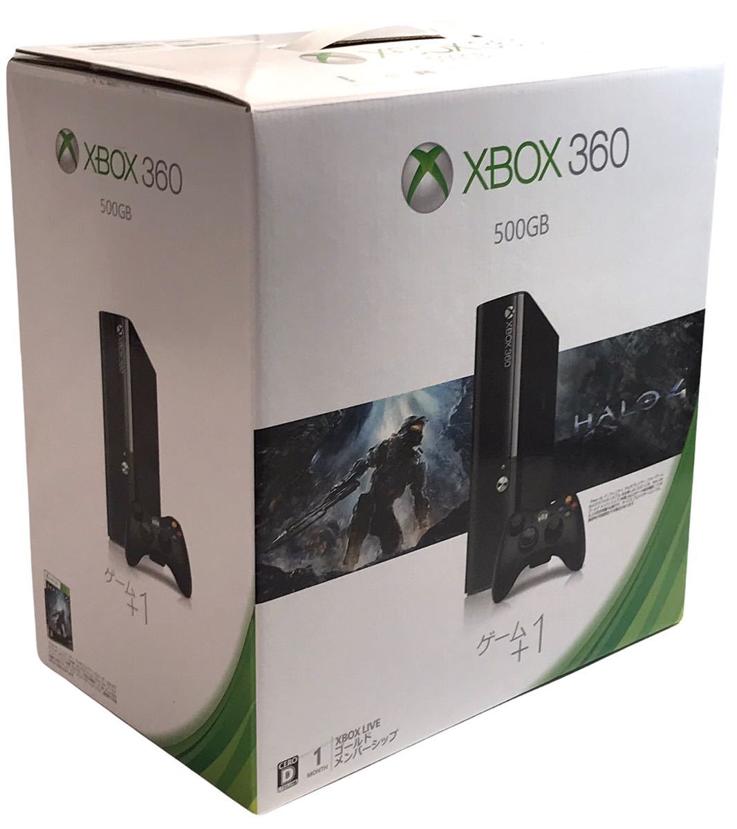 極美品 Xbox 360 500GB バリューパック (Halo 4 同梱版) (3M4-00018