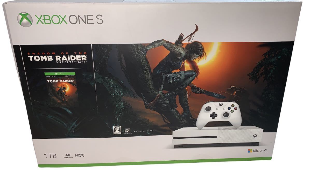 稀少・未開封品 Xbox One S 1 TB シャドウ オブ ザ トゥームレイダー
