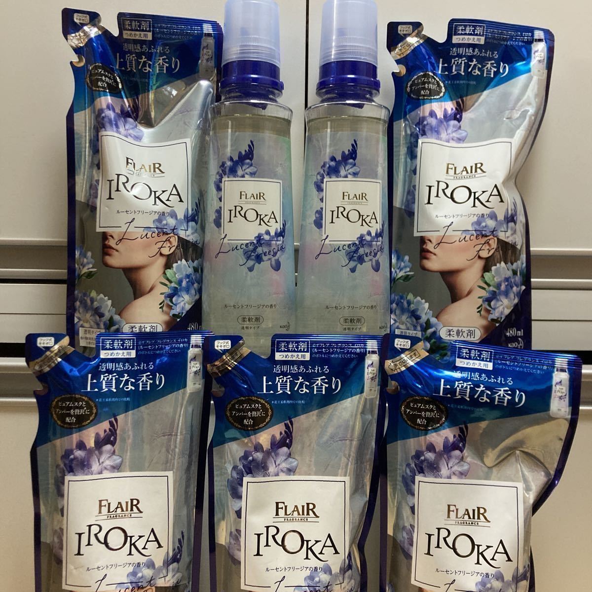 送料無料即決 新品21本セット 花王 柔軟剤 フレアフレグランス IROKA 