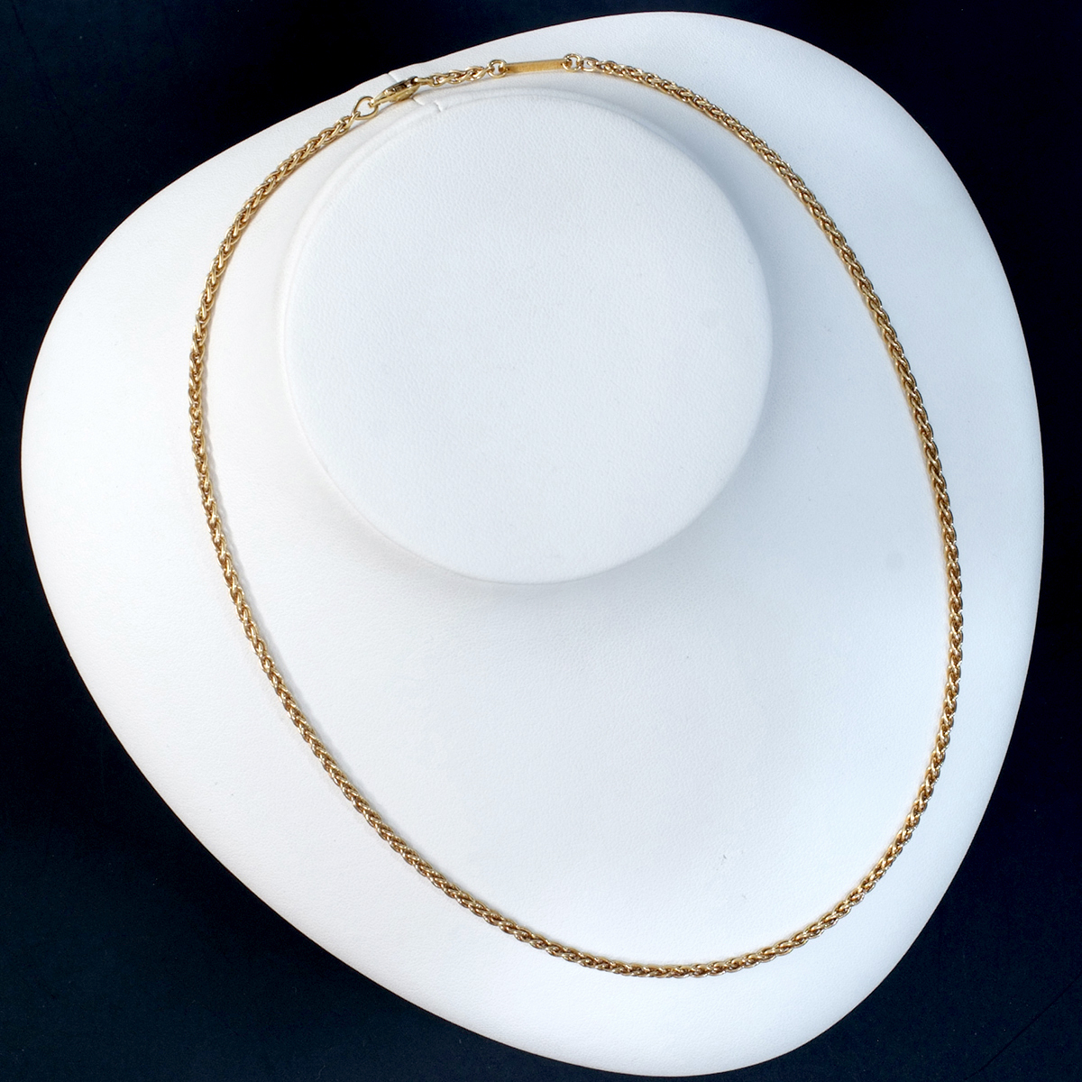 F1558[Cartier] Cartier chain top class 18 pure gold necklace length 42cm weight 11.19g width 2.3mm