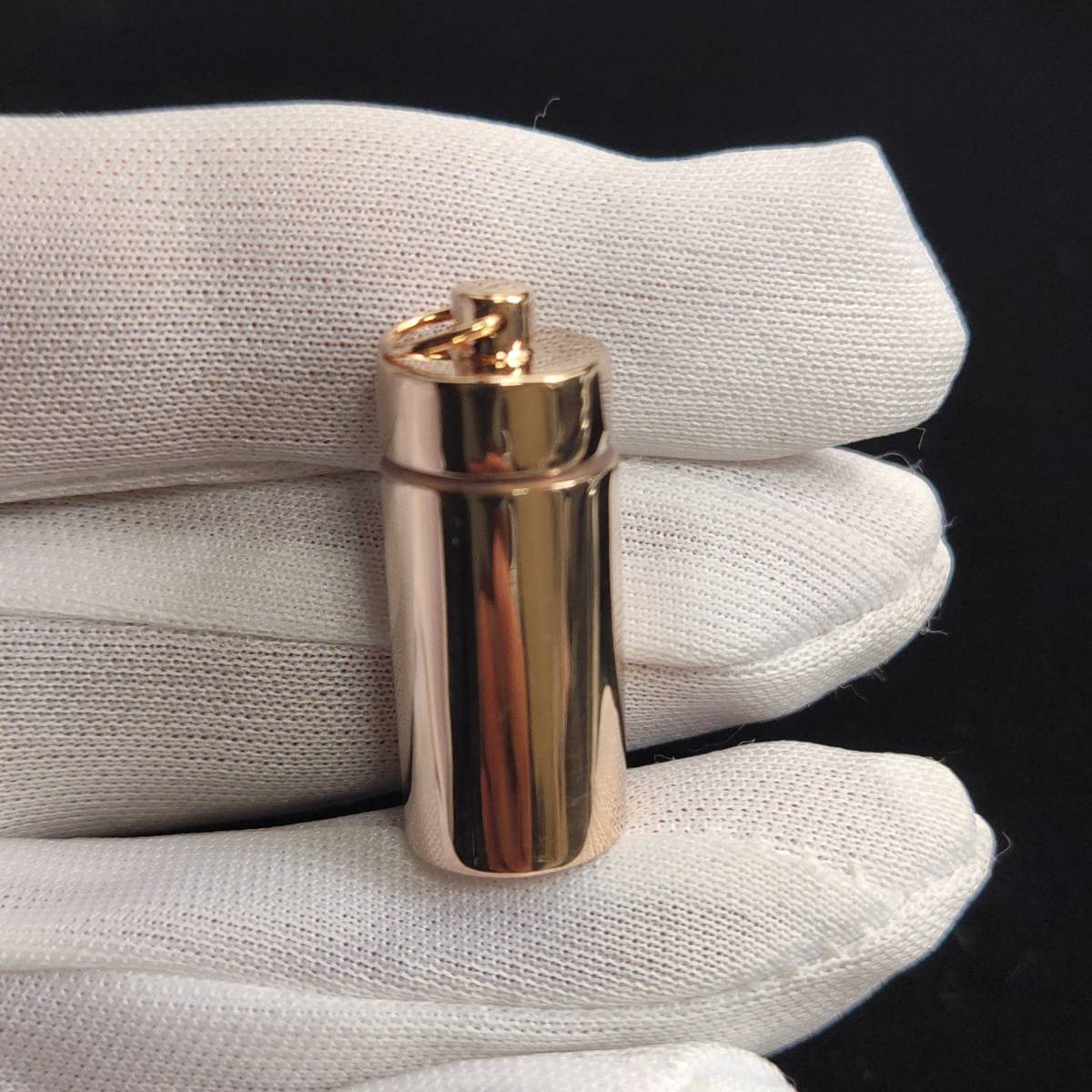 F2361 新品!【ピルケース】お薬入れに 最高級18金無垢ピンクゴールド