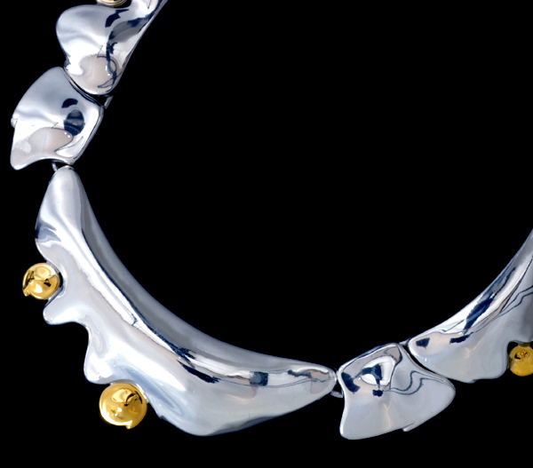 驚きの値段】 *E65【ENRIC MAJORAL】Art Jewelry SLVネックレス SPAIN