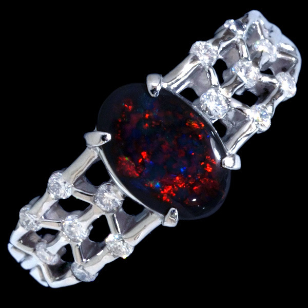 最大67%OFFクーポン A8382 美しいブラックオパール0.90ct 天然絶品