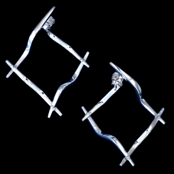 S2019【Antonio Ibanez】Art Jewelry SLVピアス...+sobrape.com.br