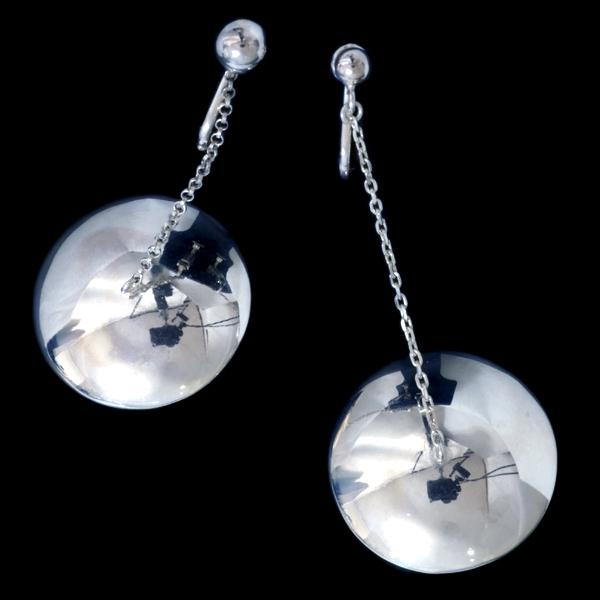 値引きする *E15【Chelo Sastre】Art Jewelry SLVイヤリング SPAIN New