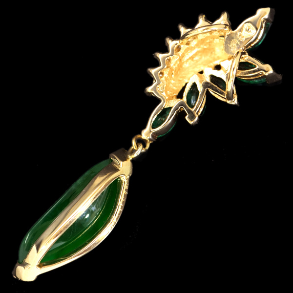 激安卸販売新品 A2428 逸品天然本翡翠3.085ct エメラルド0