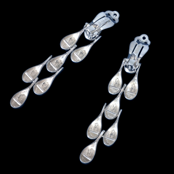 *S2116【quique】Art Jewelry SLVイヤリング SPAIN New